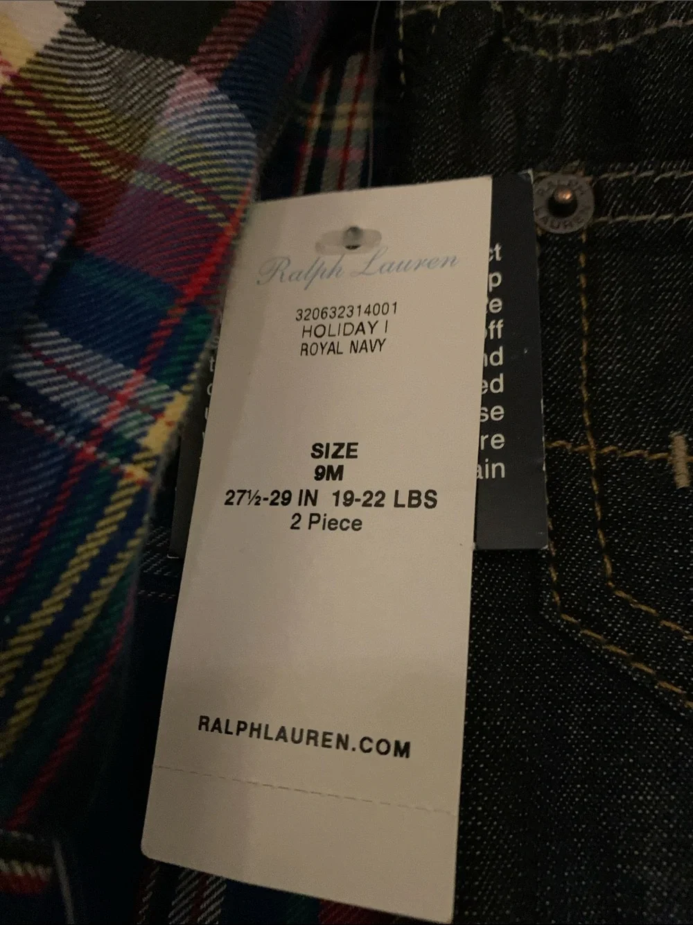 Polo by Ralph Lauren Blue Multicolor Plaid Button-Down Shirt